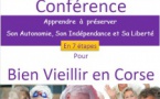 Conférences et ateliers : Bien vieillir en Corse