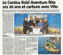 14/05/2014 Corse Matin - Corsica Raid Aventure