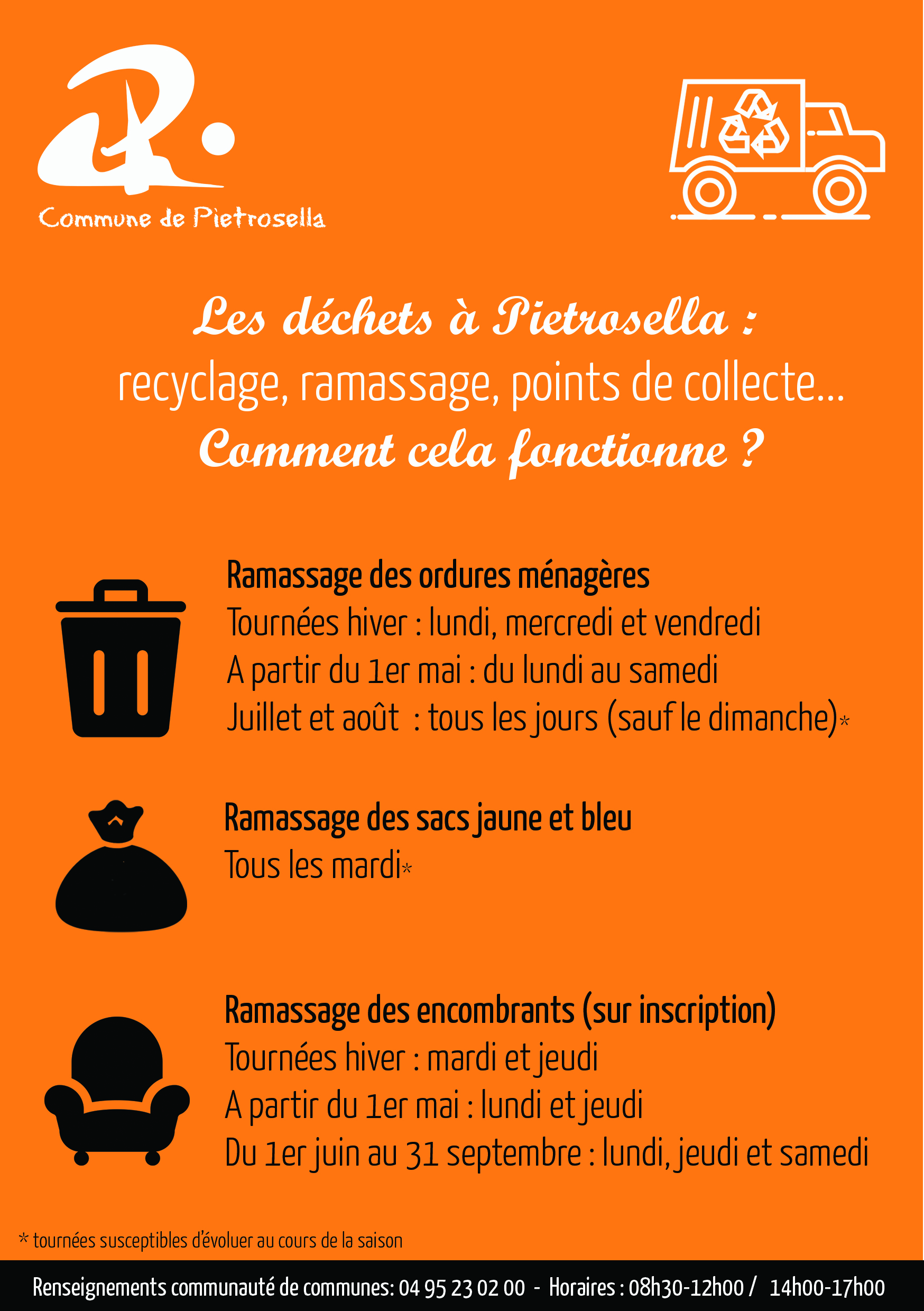 Ramassage des déchets, encombrants, recyclage : tout savoir sur les déchets à Pietrosella