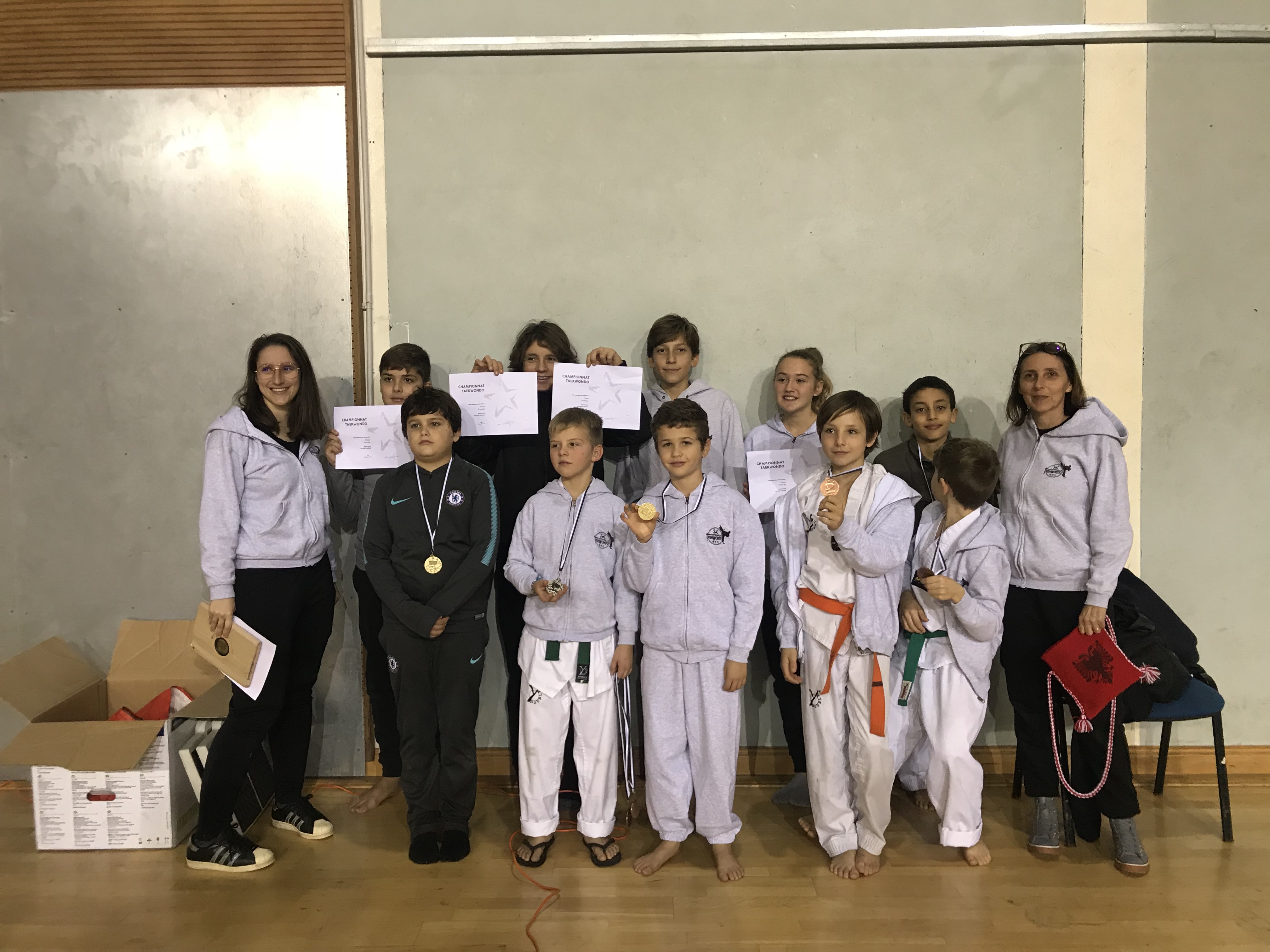 Le palmarès du club de Taekwondo Pietrosella aux championnats de Corse : 12 médaillles en tout !
