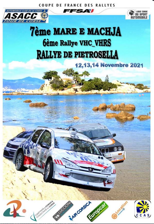 Mare è Machja 2021 : le retour du rallye de Pietrosella - Samedi 13 et dimanche 14 Novembre