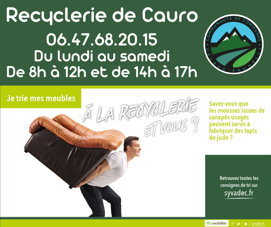 Nouveau règlement de la recyclerie de Cauro
