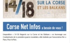 L'Exposition "14-18 : Regards sur la Corse et les Balkans" à l'honneur dans Corse Net Infos