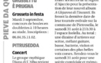 Diana Di L'Alba en concert à Pitrusedda le samedi 31 août
