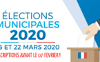 Elections municipales 2020 : pensez à vous inscrire sur les listes électorales avant le 07 février !