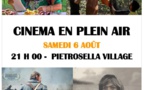 Cinéma en plein air : le 6 août au village de Pietrosella