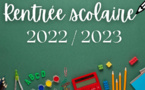Informations rentrée scolaire 2022 pour l'école du Ruppione