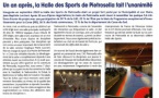 Un an après, la Halle des Sports de Pietrosella fait l'unanimité